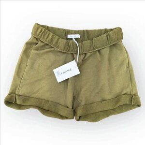 FRAME organic cotton rolled cuff shorts